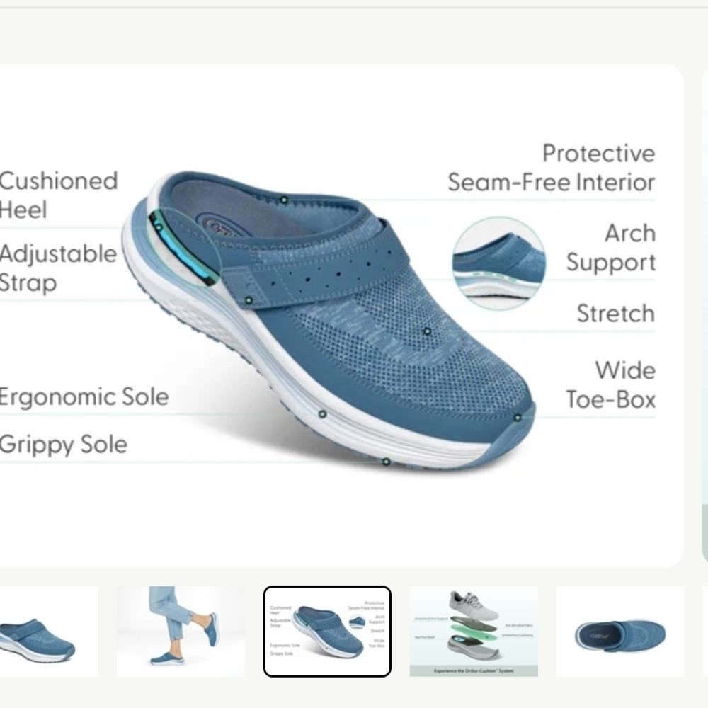 Stretch slip-ons with adjustable fit for pressure-free - Picture 2 of 7
